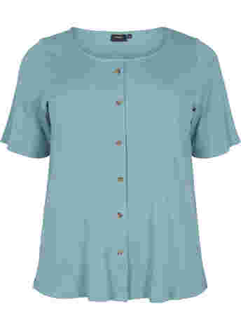T-skjorte med knapper