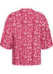 Kort viskose kimono med 3/4 ermer, Rosa, Packshot image number 1