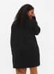 Ribbestrikket cardigan med lommer, Grå, Model image number 2