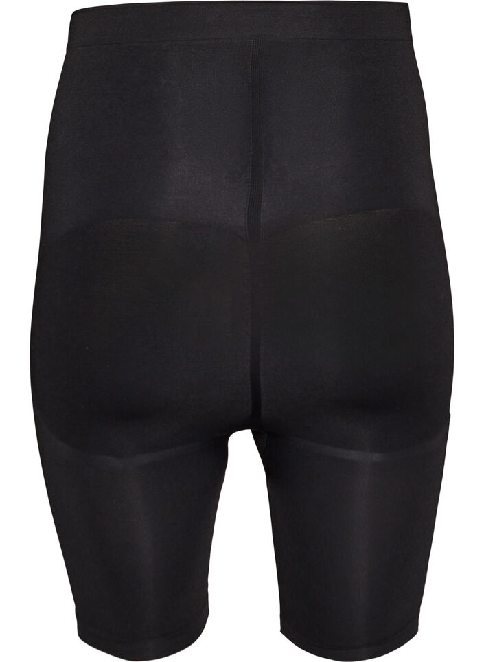 Shapewear-shorts med medium st&oslash;tte og h&oslash;y midje, Svart, Packshot image number 1