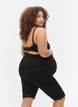 Sykkelshorts til gravide med blondekant, Black, Model image number 1