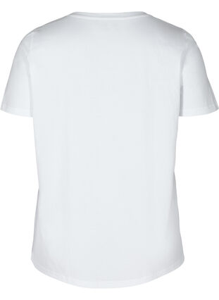 T-skjorte med print, Br White BREATHE, Packshot image number 1