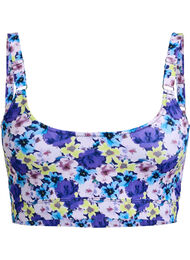 Bikinitopp med justerbare stropper, Multi Flower AOP