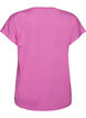 Ensfarget trenings-T-skjorte, Lilla, Packshot image number 1
