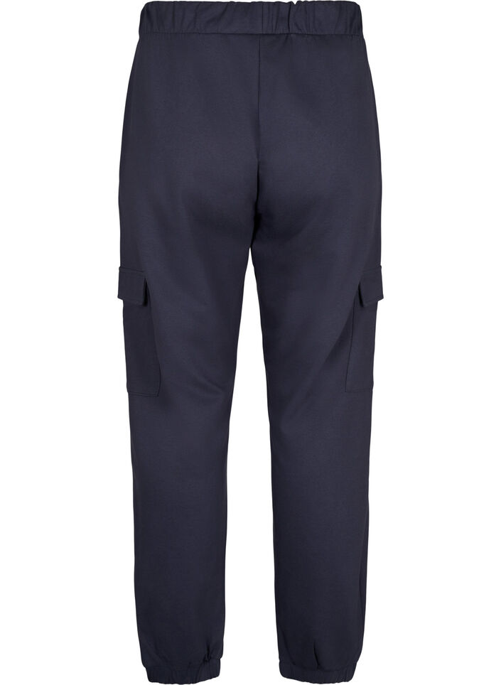 Joggebukse med cargo-lommer, Ombre Blue, Packshot image number 1