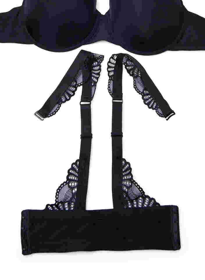 Bakstykke til BH med blonder, Black Lace 1, Packshot image number 1