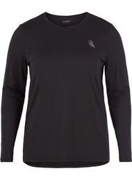Treningsgenser med lange ermer, Black