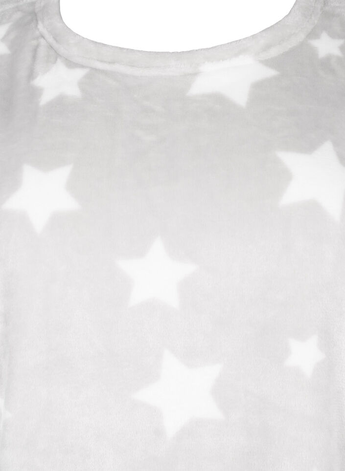 Langermet bluse med stjerner, Grey Star, Packshot image number 2