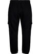 Joggebukse med cargo-lommer, Black, Packshot image number 1