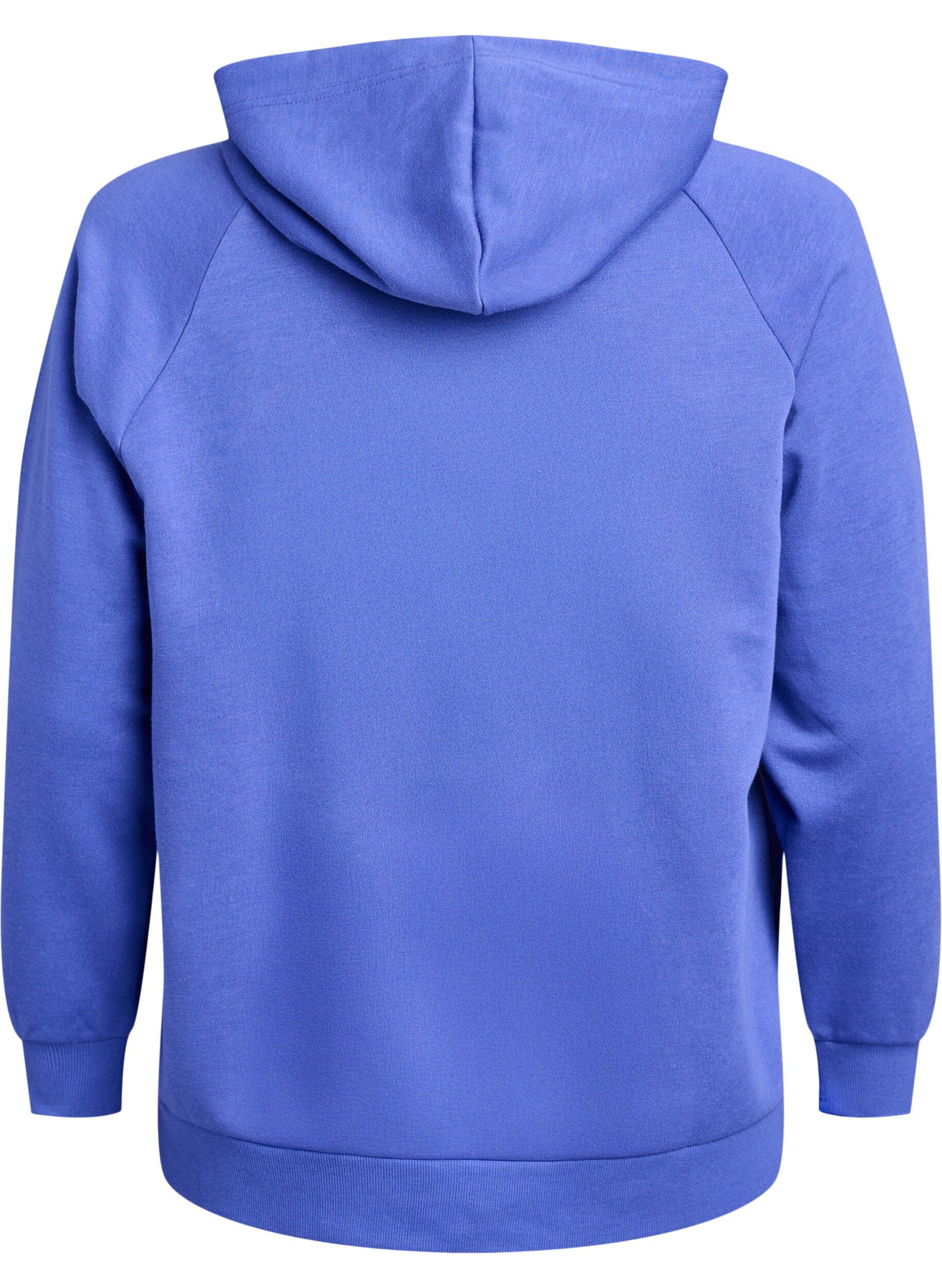 ZizziHettegenser med brodert motiv foran, Bl&aring;, Packshot image number 1
