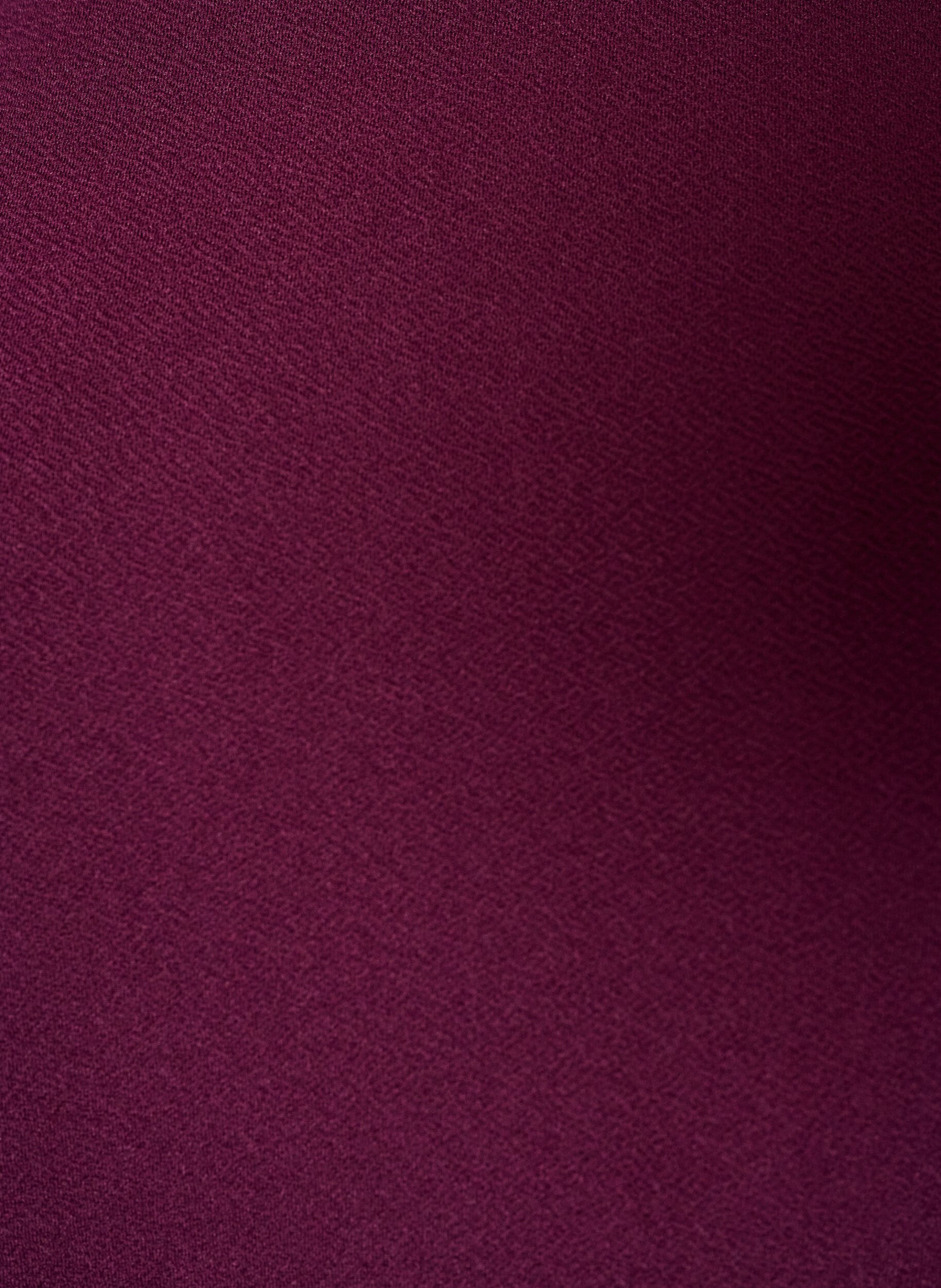 ZizziTunika med asymmetrisk blondedetalj, Lilla, Packshot image number 2
