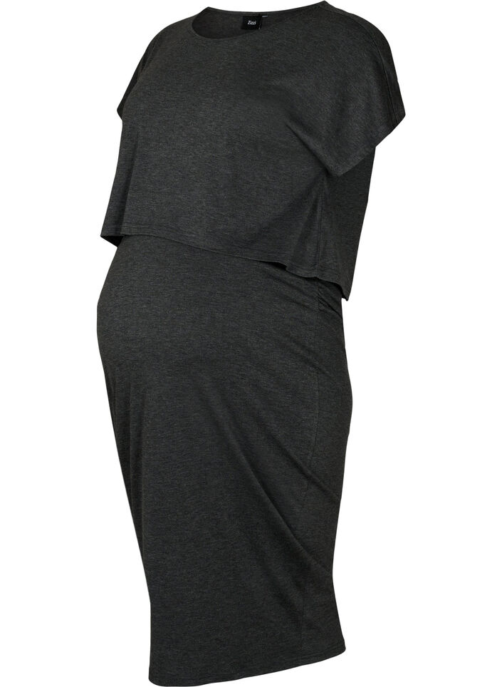 Melert sett til gravide, Black Melange, Packshot image number 0