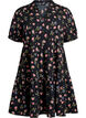 Kort A-linje kjole, Svart, Packshot image number 0