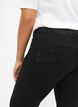 Regular fit Gemma jeans med høyt liv, Svart, Model image number 4