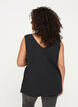 Bomullstopp uten ermer, Black, Model image number 1
