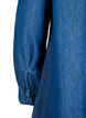 Denimkjole med lange ermer, Blue denim, Packshot image number 3