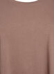 Basis jersey bluse med lange ermer, Brun, Packshot image number 2