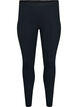 Basisleggings med ekstra lengde, Svart, Packshot image number 0