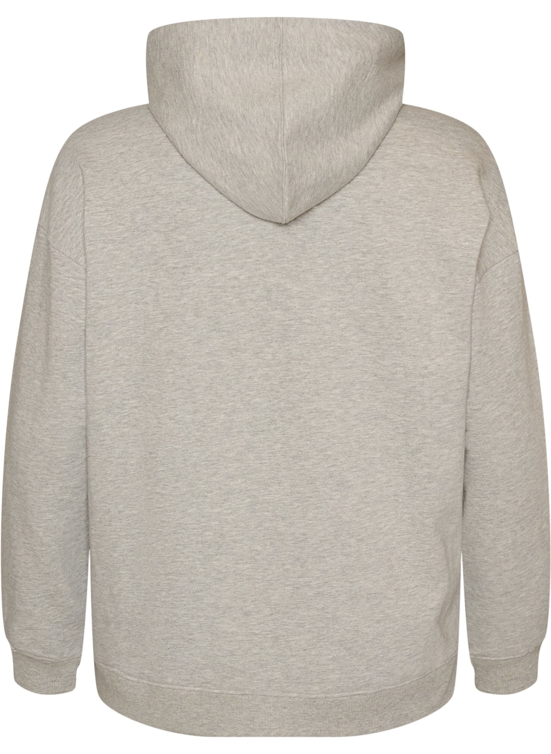 ZizziHettegenser med brodert motiv, Gr&aring;, Packshot image number 1