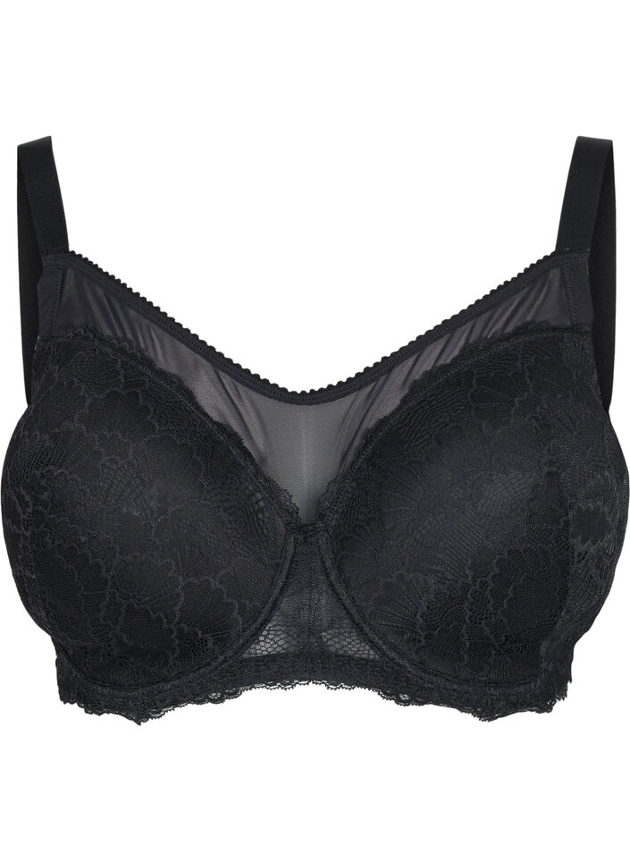 Blonde-BH med mesh, Black, Packshot image number 0