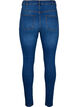 Slim-fit jeans med slitte detaljer, Blue Denim, Packshot image number 1
