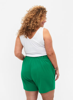 Shorts med lommer og løs passform, Jolly Green, Model image number 1