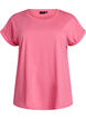 Kortermet T-skjorte i bomullsblanding, Rosa, Packshot image number 0
