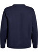 Genser med crewneck, Bl&aring;, Packshot image number 1