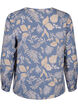 FLASH - bluse med lange ermer og trykk, Delft AOP, Packshot image number 1