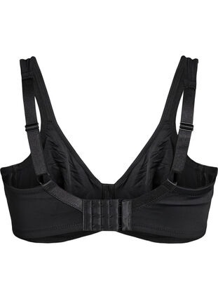 Zizzi Komfort-BH med bøyler og formstøpte skåler, Black, Packshot image number 1