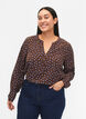 FLASH - bluse med lange ermer og trykk, Chicory Coffee AOP, Model image number 0