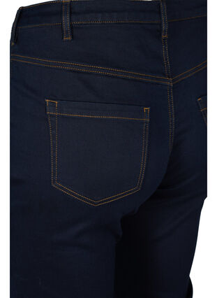Slim fit Emily jeans med normal høyde i livet, Unwashed, Packshot image number 3