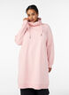 Kort genserkjole med h&oslash;y hals og lommer, Rosa, Model image number 0