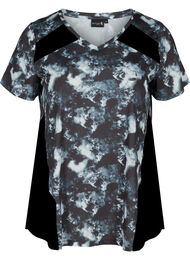 T-skjorte med mønster til trening, Shadow Print