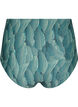Bikinitruser med trykk og høy midje, Grønn, Packshot image number 1