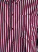 Loose fit skjorte med striper og en brystlomme, Mørk Bordeaux, Packshot image number 2