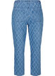 Cropped Mille jeans med destroy-mønster, Blue Denim, Packshot image number 1