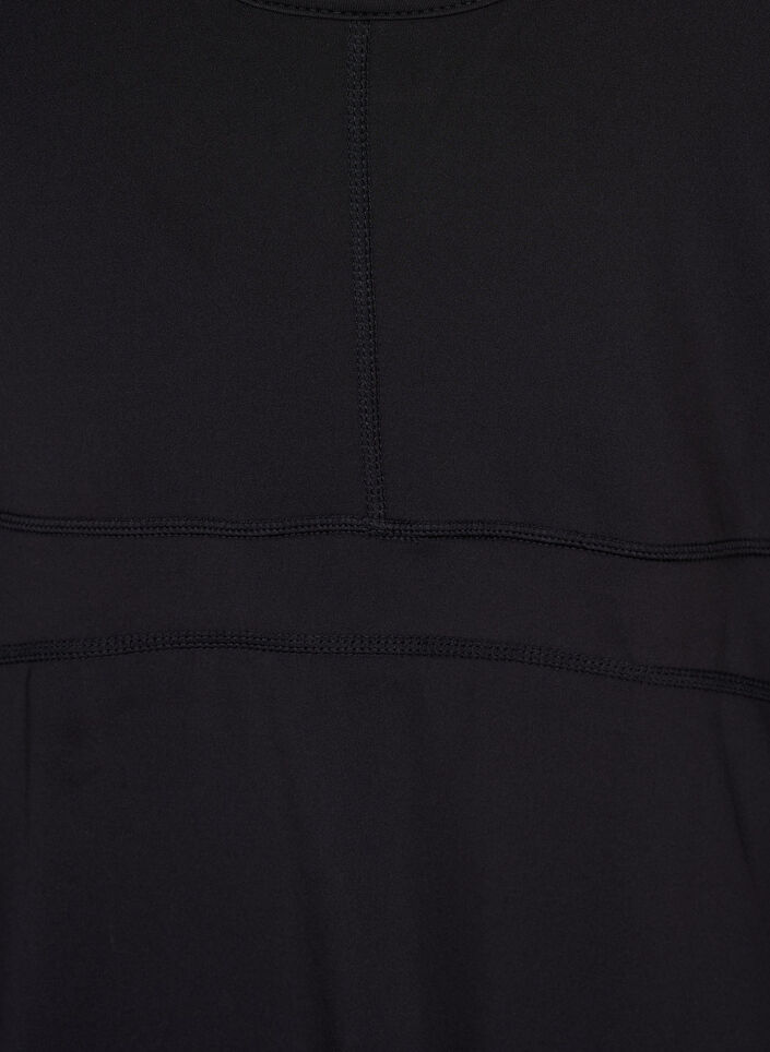Padelkjole med innershorts, Black, Packshot image number 3
