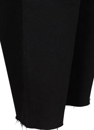 Cropped mom fit Mille jeans med en løs passform, Black, Packshot image number 3