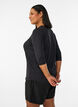 Treningsgenser med 3/4-ermer, Svart, Model image number 2