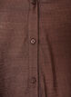 Viskoseskjorte med broderte ermer, Brun, Packshot image number 2