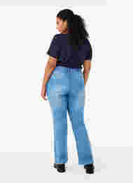 Ellen bootcut jeans med høyt liv, Light blue, Model