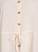 Maxikjole med knapper og bindebelte, Vanilje, Packshot image number 2