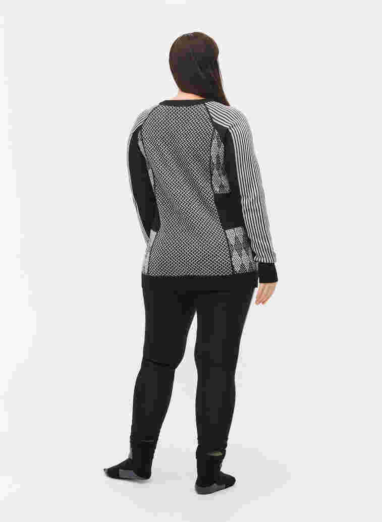 Skistillongs med ull, Medium Grey Comb, Model