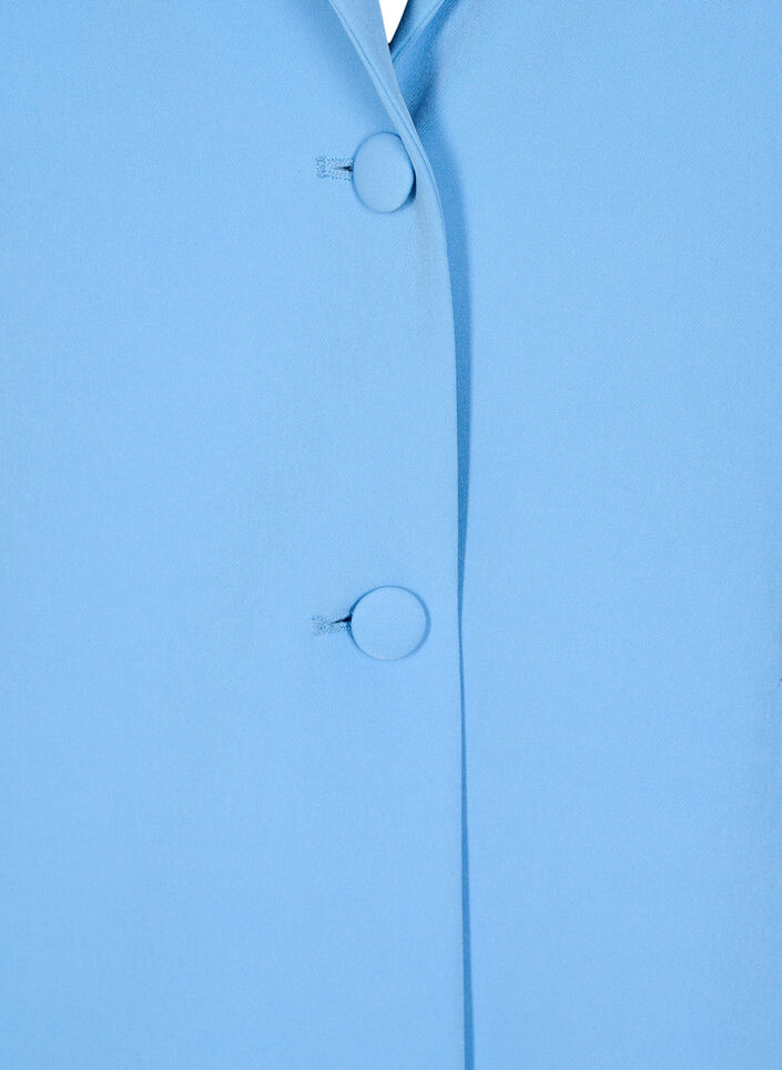 Klassisk blazer med knappelukking, Bl&aring;, Packshot image number 2