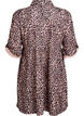 Fløyelskjole med leopardmønster, Brun, Packshot image number 1
