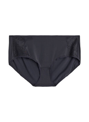 Zizzi Truse med normalt liv, 2. stk, Svart, Packshot image number 2