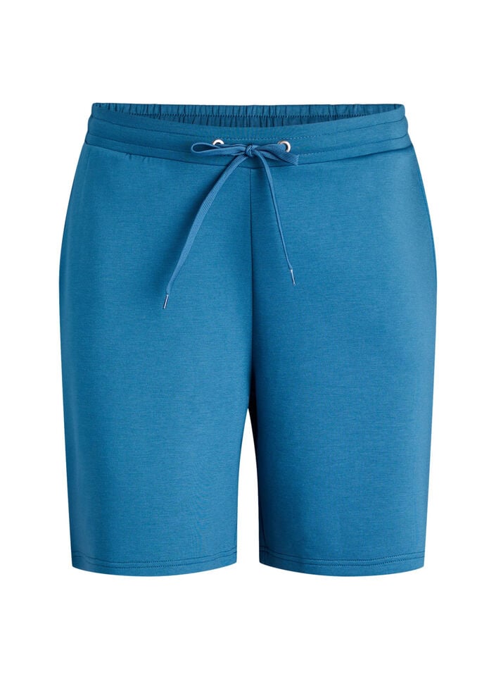 Shorts laget av en modal-miks med lommer, Blå, Packshot image number 0