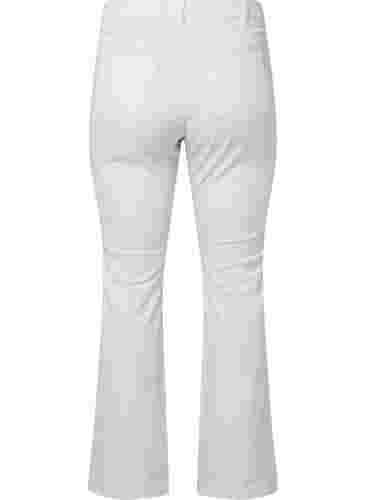 Ellen bootcut jeans med høyt liv, White, Packshot image number 1