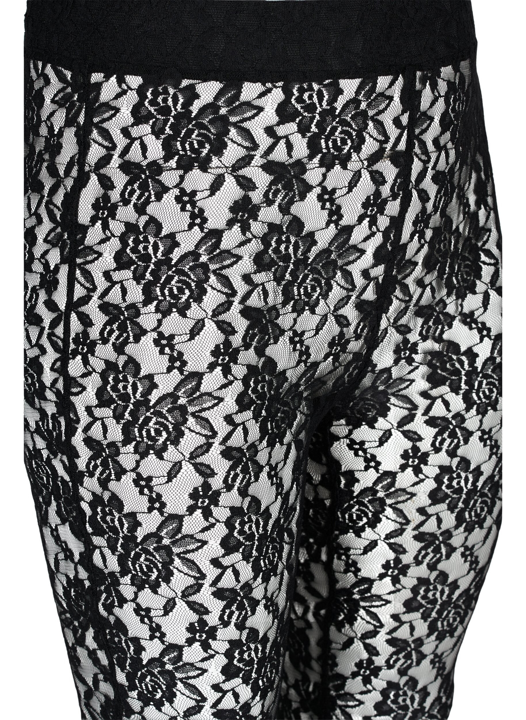 Zizzi Blondeleggings, Black, Packshot image number 2